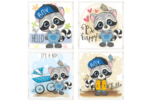 Бортики съемные плоские с печатью НЕ-20 (4 шт.)